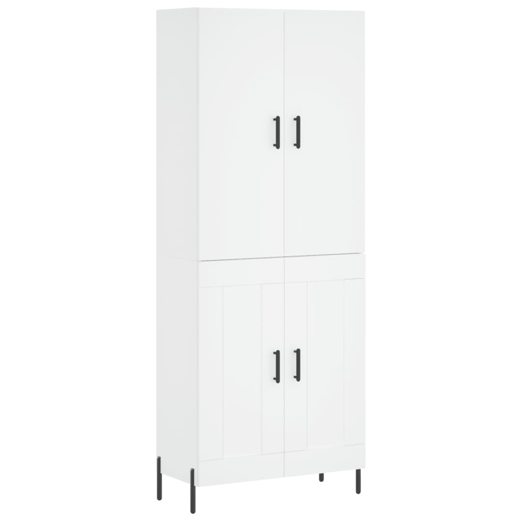 Aparador alto - Mueble de almacenamiento 69 Blanco