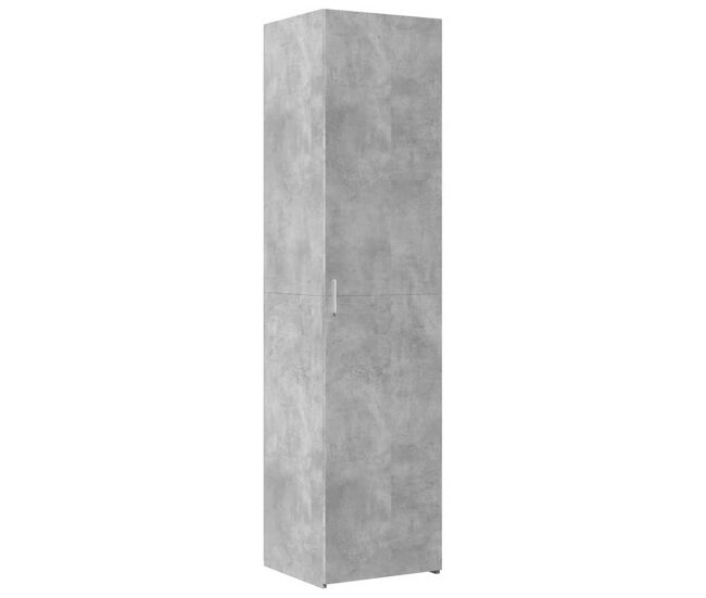 Aparador - mueble de almacenamiento de madera de ingeniería gris hormigón 45x42,5x185 cm es3301