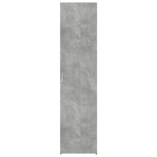Armário alto - Bufete - Móvei de apoio 45x42,5x185 cm derivados de madeira cinza cimento pt3301