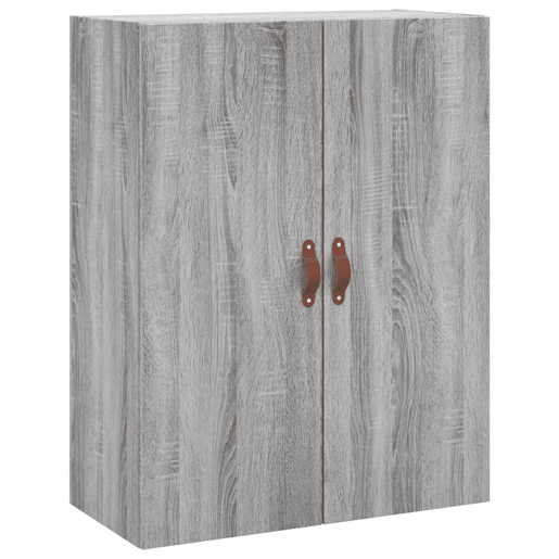 Armário alto - Bufete - Móvel de apoio 69,5x34x180 cm derivados de madeira sonoma cinza pt1082