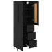 Aparador alto - Mueble de almacenamiento 2 pcs 69 Aparador alto - Mueble de almacenamiento 2 pcs 69 Blanco
