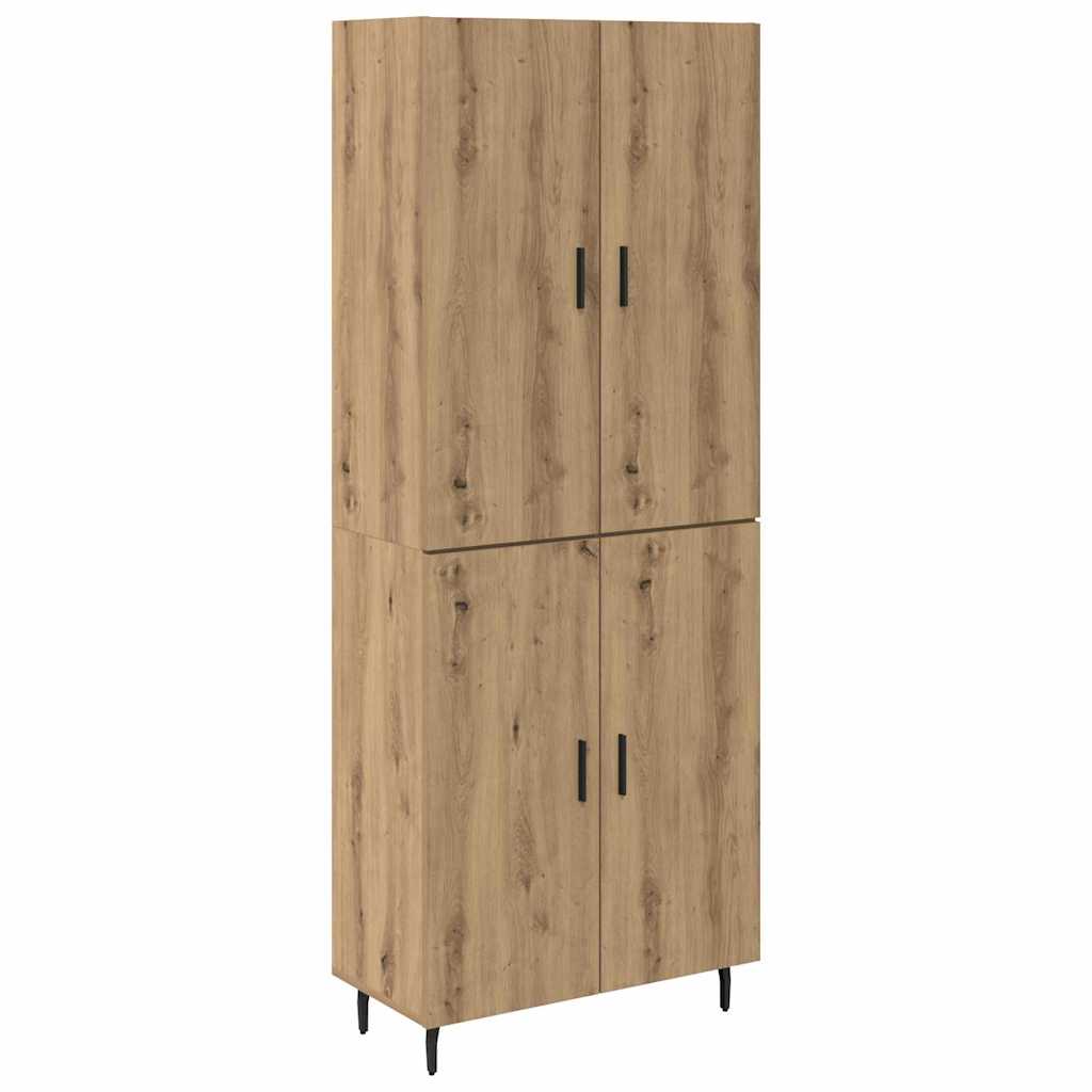 Aparador alto - Mueble de almacenamiento 69 Roble Artisan