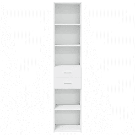 Armário alto - Bufete - Móvei de apoio 40x42,5x185 cm derivados de madeira branco pt3150