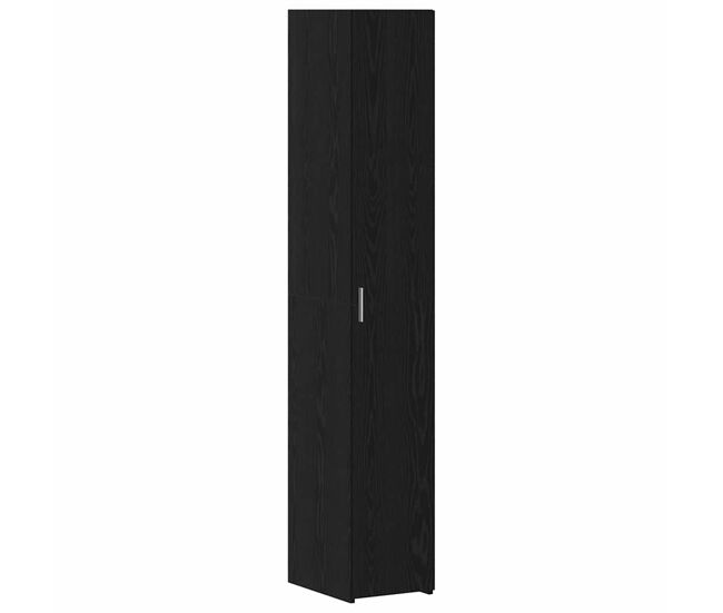 Aparador alto - mueble de almacenamiento 2 pcs roble negro 30 x 42,5 x 185 cm es251