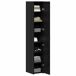 Aparador - Mueble de almacenamiento 30 Aparador - Mueble de almacenamiento 30 Negro/ Madera
