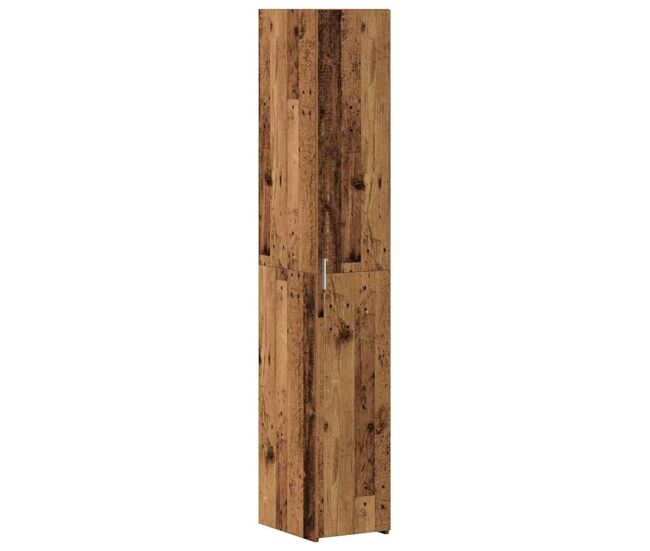 Aparador alto - mueble de almacenamiento 2 pcs madera vieja 30 x 42,5 x 185 cm es174