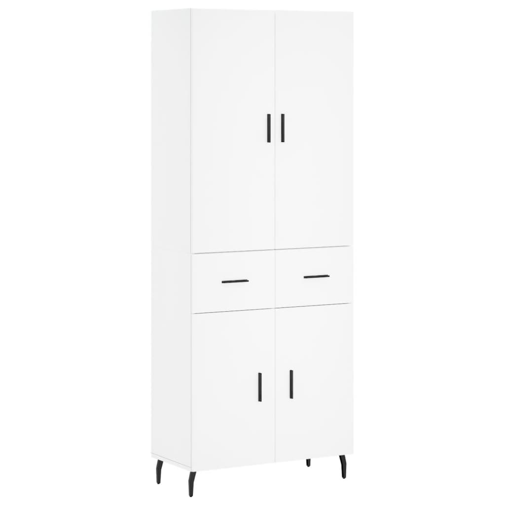 Aparador alto - Mueble de almacenamiento 69 Blanco
