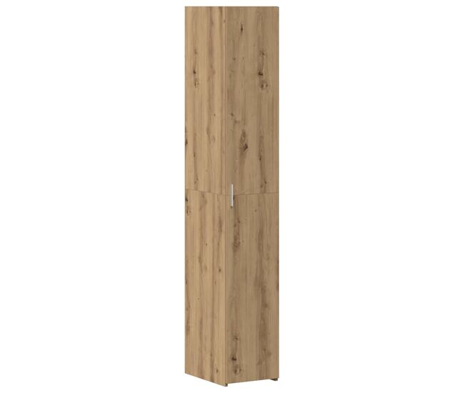 Aparador alto - mueble de almacenamiento 2 pcs roble artesanal 30 x 42,5 x 185 cm es194
