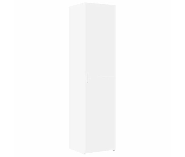 Aparador - mueble de almacenamiento de madera de ingeniería blanco 45x42,5x185 cm es3154