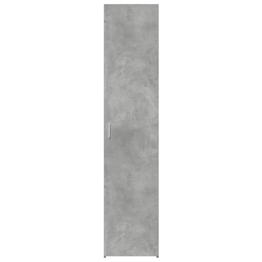 Armário alto - Bufete - Móvei de apoio 40x42,5x185 cm derivados de madeira cinza cimento pt3295