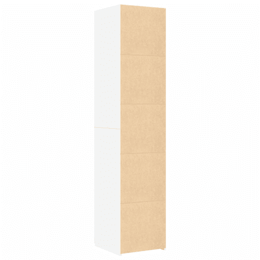 Armário alto - Bufete - Móvei de apoio 40x42,5x185 cm derivados de madeira branco pt3149