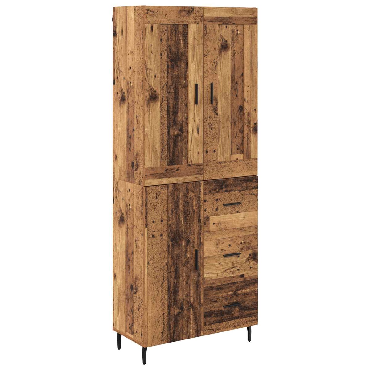 Aparador alto - Mueble de almacenamiento 2 pcs 69 Madera