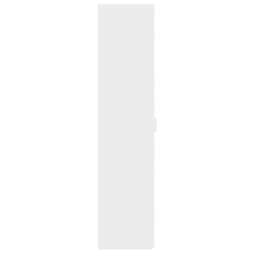 Armário alto - Bufete - Móvei de apoio 50x42,5x185 cm derivados de madeira branco pt3156