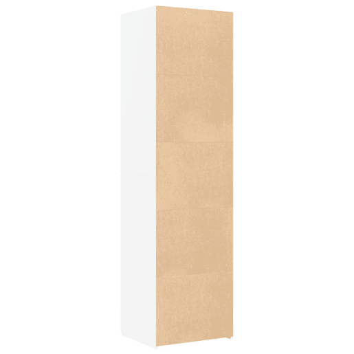 Armário alto - Bufete - Móvei de apoio 50x42,5x185 cm derivados de madeira branco pt3156