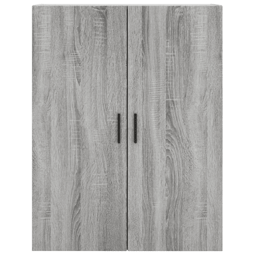 Armário alto - Bufete - Móvel de apoio 69,5x34x180 cm derivados de madeira sonoma cinza pt1101