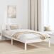 Estructura de cama individual para adultos Estructura de cama individual para adultos Blanco