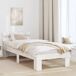 Estructura de cama individual para adultos Estructura de cama individual para adultos Blanco