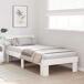 Estructura de cama individual para adultos Estructura de cama individual para adultos Blanco