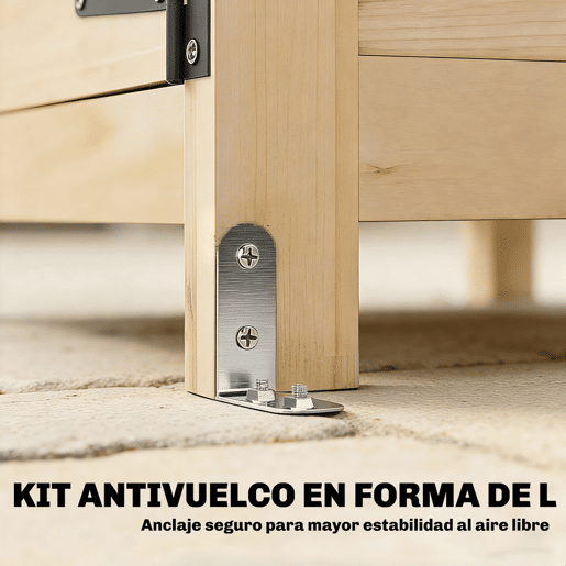 Outsunny Armário Exterior de Madeira Caseta de Jardim com Telhado de Asfalto 2 Portas Ventiladas com Fecho 2 Prateleiras Removíveis para Arrumação de Ferramentas Madeira