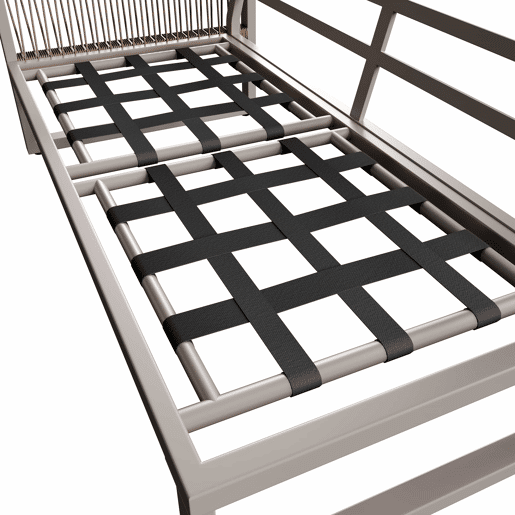 Conjunto de jardim para 6-7 pessoas - sofá de canto, estrutura em ferro galvanizado, almofadas incluídas - bege