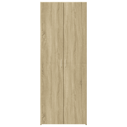 Armário alto - Bufete - Móvel de apoio 70x42,5x185 cm derivados madeira carvalho sonoma pt1418