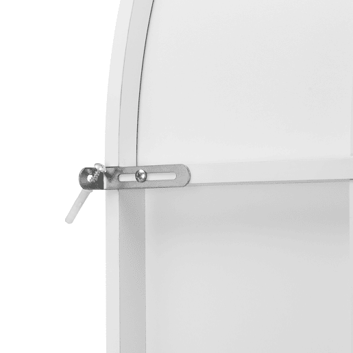 Móvel multifuncional para hall de entrada 75 L x 35 P x 195 A - Prateleira para sapatos, ganchos, design moderno - Branco, Madeira