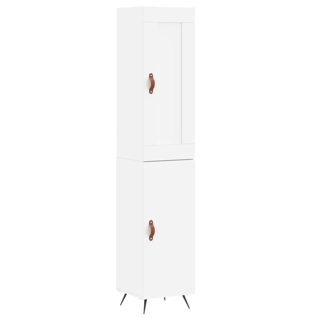 Aparador alto - Mueble de almacenamiento 34 Blanco