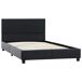 Estructura de cama individual para adultos 104x210 Estructura de cama individual para adultos 104x210 Negro