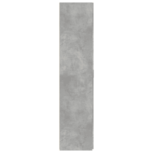 Armário alto - Bufete - Móvel de apoio 70x42,5x185 cm derivados madeira cinzento cimento pt1284