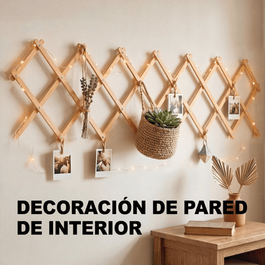 Outsunny Treliça de Jardim em Madeira Extensível Suporte para Plantas Trepadoras Rosas, Videiras Decoração Exterior para Pátio Varanda 180x60 cm Castanho Claro