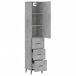 Aparador alto - Mueble de almacenamiento 34 Aparador alto - Mueble de almacenamiento 34 Gris