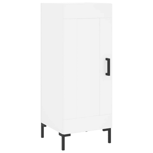 Armário alto - Bufete - Móvel de apoio 34,5x34x180 cm madeira processada branco pt610 Armário alto - Bufete - Móvel de apoio 34,5x34x180 cm madeira processada branco pt610