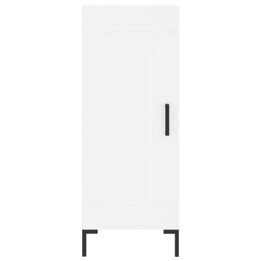 Armário alto - Bufete - Móvel de apoio 34,5x34x180 cm madeira processada branco pt610 Armário alto - Bufete - Móvel de apoio 34,5x34x180 cm madeira processada branco pt610