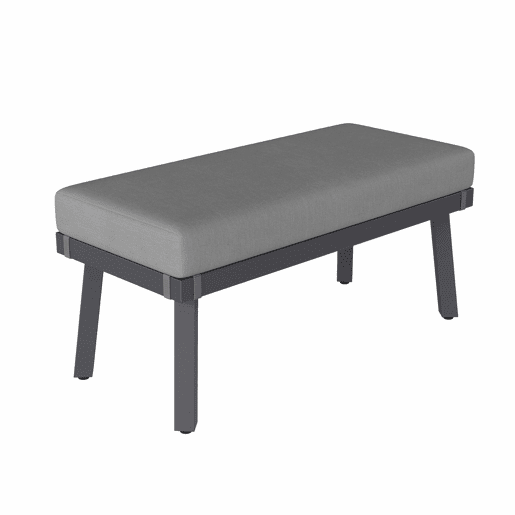 Conjunto de jantar de jardim para 8 pessoas - sofá de canto, mesa de jantar e banco, braços e encosto trançados, estrutura em aço galvanizado - cinzento