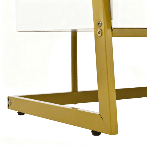 Móvel compacto para hall de entrada 78x38,5x180,5 cm - Com espelho, ganchos metálicos, banco para sapatos - Branco