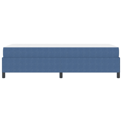 Estrutura de cama de solteiro para adultos com colchão - Azul 100 x 200 cm tecido