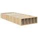 Estructura de cama individual para adultos 93x225 Estructura de cama individual para adultos 93x225 Madera Clara