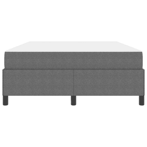 Estrutura De Cama De Casal Simple - Cinzento-claro 140 x 190 cm tecido