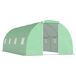 Invernadero de Túnel Acero Galvanizado, PE Outsunny Invernadero de Túnel Acero Galvanizado, PE Outsunny Verde