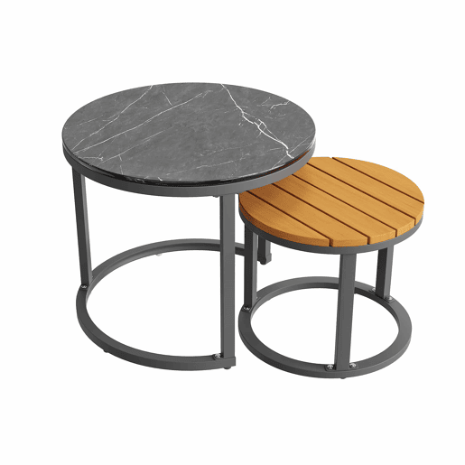 Conjunto de lounge de jardim para 5-6 pessoas - Sofá modular de exterior de 6 peças com assentos em corda e almofadas impermeáveis - Cinza
