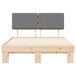 Estructura de cama matrimonial 143x211 Estructura de cama matrimonial 143x211 Madera/ Gris Claro