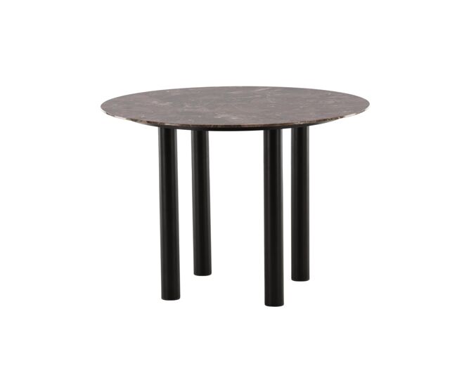 Mesa de comedor havsten 106x106x75 marrón