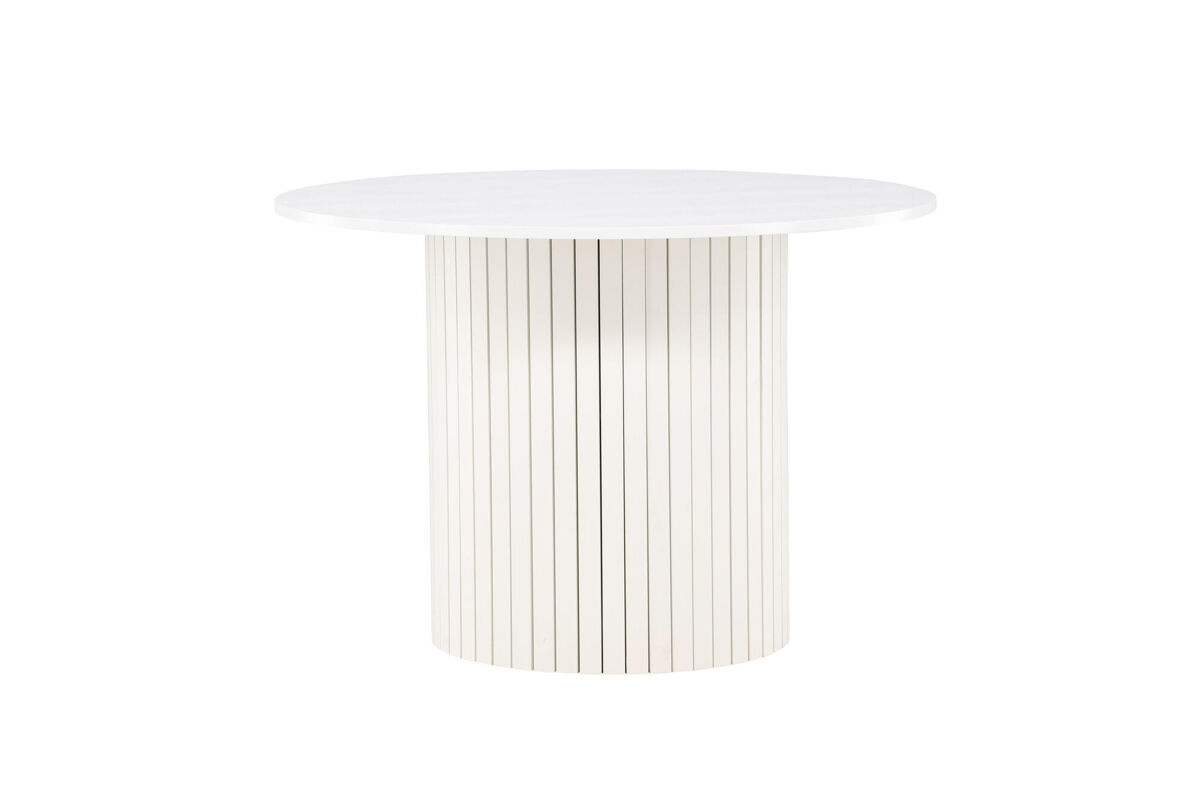 mesa de comedor haron 110x110x75 blanco