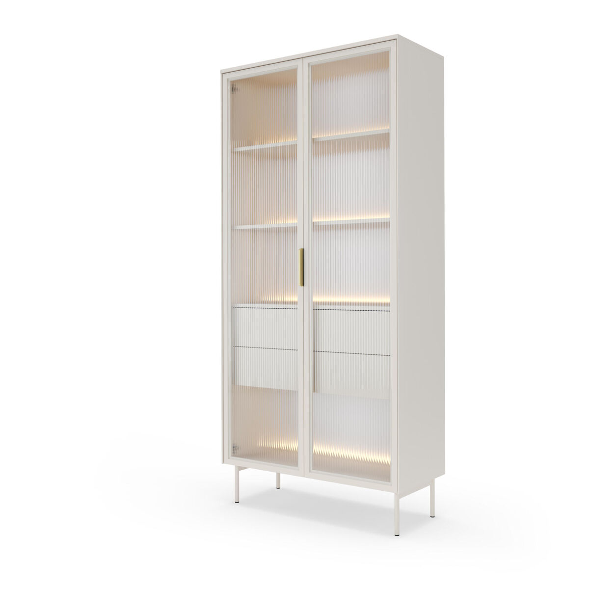 Vitrina lumi 92x39x195 beige