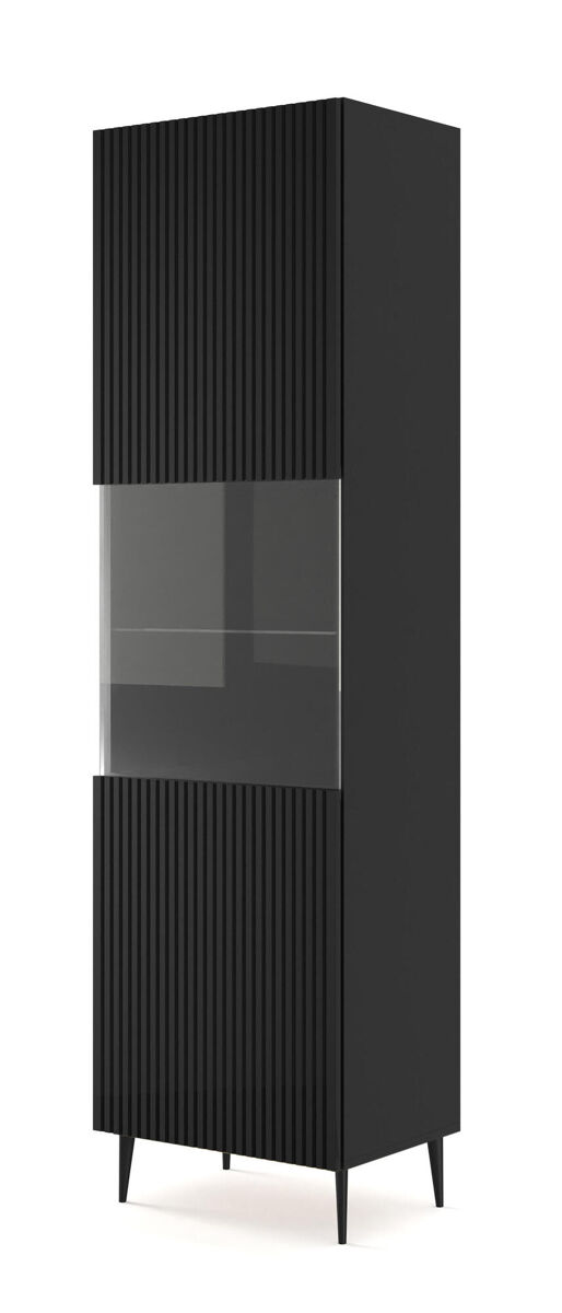 Vitrina ravenna b 60x42x215 negro
