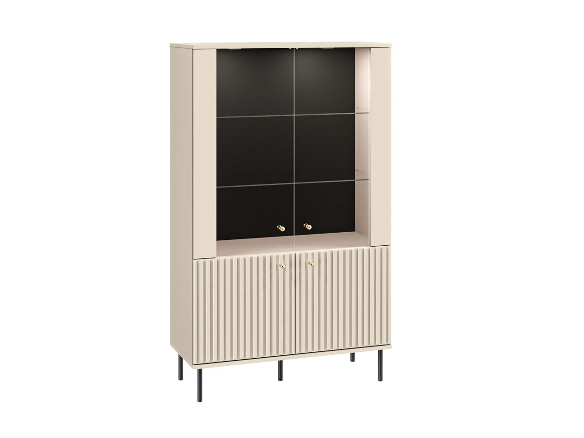 Vitrina sophie 92x40x151 beige