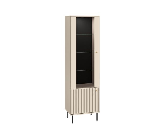 Vitrina sophie 55x40x190 beige