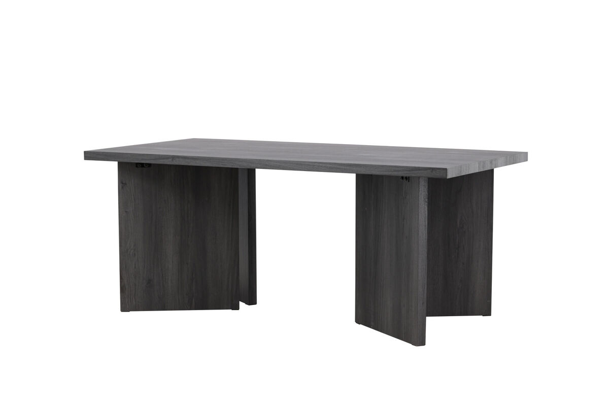 Mesa de comedor bassholmen 90x180x75 negro