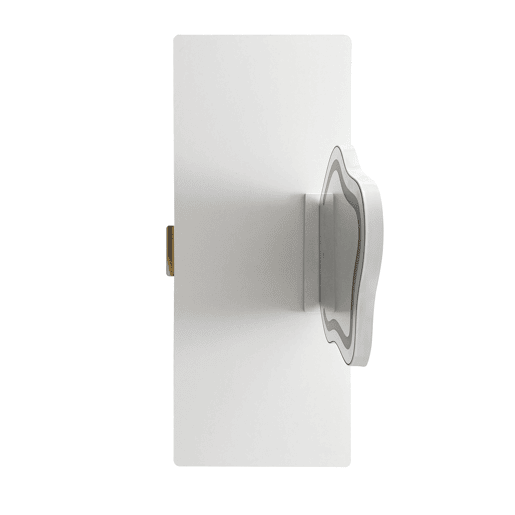 Tocador LED 100x40x78 cm - Design moderno extensível para quarto - Branco