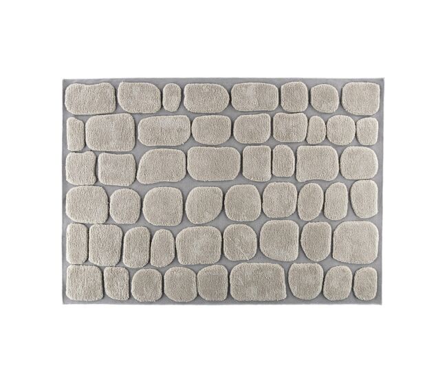 Alfombra de salón octavius 160x230x2 gris